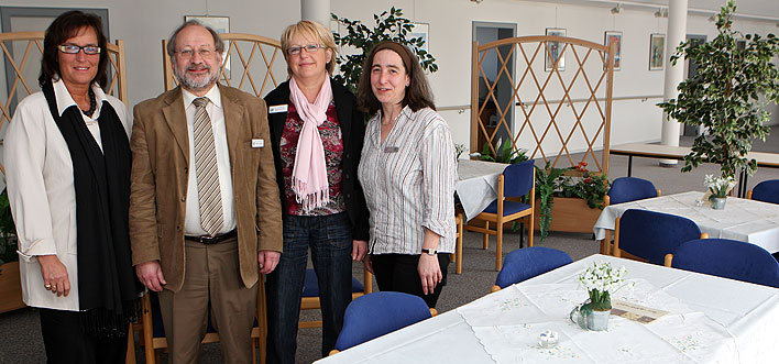 Von Links: Bianka Bdecker, Matthias Ekelmann, Monika Schmidt und Sandra Peifer - Foto: Christian Melzer