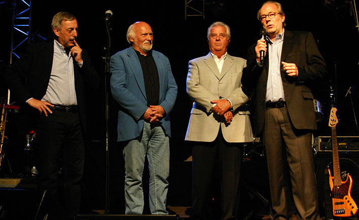 Von links: Werner Becker-Blonigen, Rdiger Boy, Wolfgang Mehren, Dr. Erwin Kampf