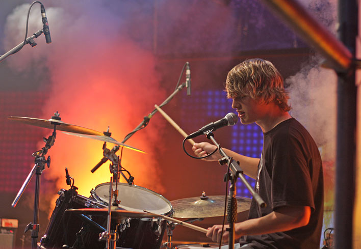 Schlagzeuger Jens von den Burning Matches - Bild: KI.KA/Feske