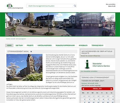 Homepage www.wiehl-citymanagement.de