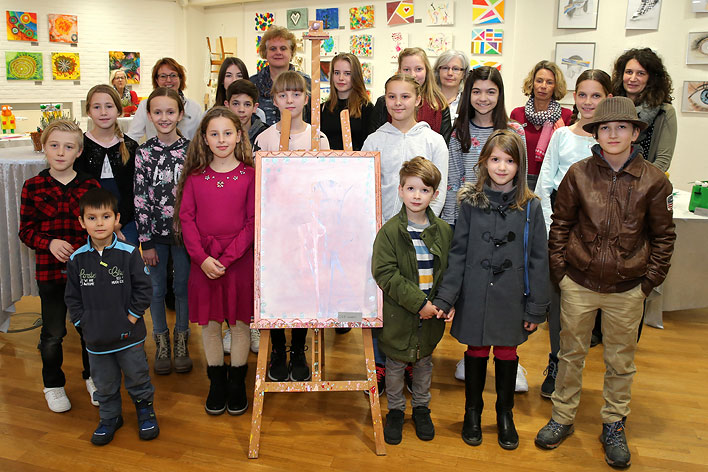  Junge Wiehler Kunstschaffende stellen ihre Kunstprojekte aus. Foto: Christian Melzer